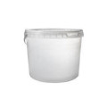 Ведро пластиковое (3л) овальное, пищевое, с крышкой