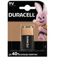 Батарейка 6LR61 Duracell щелочная крона 9v,1.5V