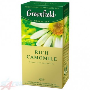 Купить Чай черный травяной (1,5г*100шт.) Rich Camomile Greenfield Хорека по низким ценам