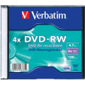 Диск DVD-RW 4,7GB slim box 