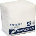 Салфетки бумажные целлюлозные 1-х слойн. (24см*24см/100шт) 1/4 сложен., белые ПРЕМЬЕР