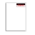 Обложка для биндера А4, 230мкм (100шт/уп) картон, белая под кожу D&Art