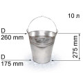 Ведро оцинкованное (10л)