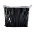 Трубочка для фреша (210мм*d7мм/500шт) черная 804