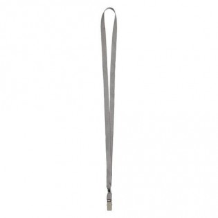 Купить Шнурок для бейджа 465мм с металлическим клипом серый 4532-03-А по низким ценам