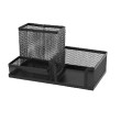 Набор настольный металл. сетка, черный, (3отд) 2116-01-А
