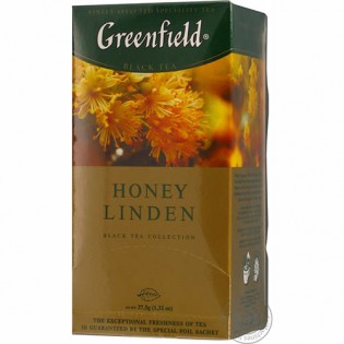 Купить Чай черный с медом  (1,5г*25шт) Honey Linden Greenfield по низким ценам