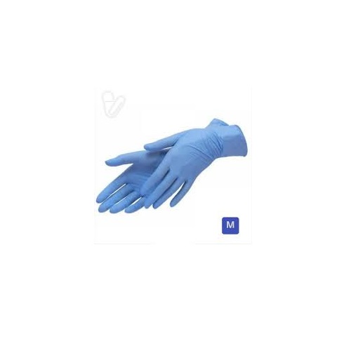Купить Перчатки нитриловые не опудр. M (100 шт) синяя ( без НДС) XINGYU по низким ценам