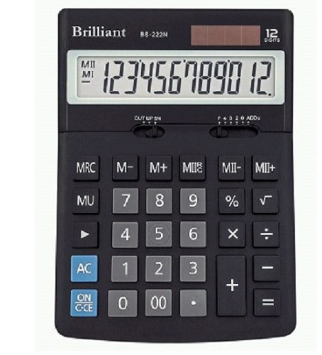 Купить Калькулятор 12 разр. бухгалтерский BS222N (123 х171x31) по низким ценам