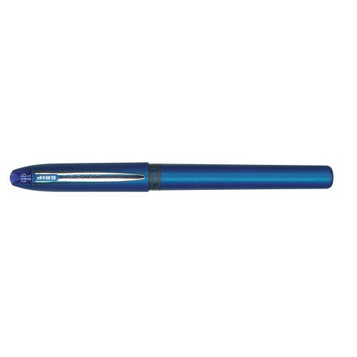 Купить Ручка роллер (0.5) синяя с гриппом GRIP micro UB-245.Blue по низким ценам
