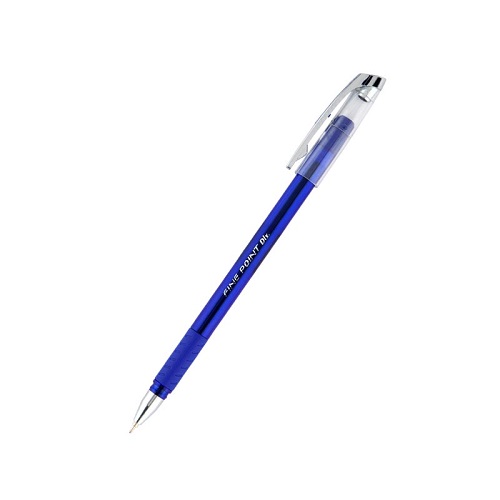 Купить Ручка масляная (0,7) синяя Fine Point Dlx UX-111-02 по низким ценам