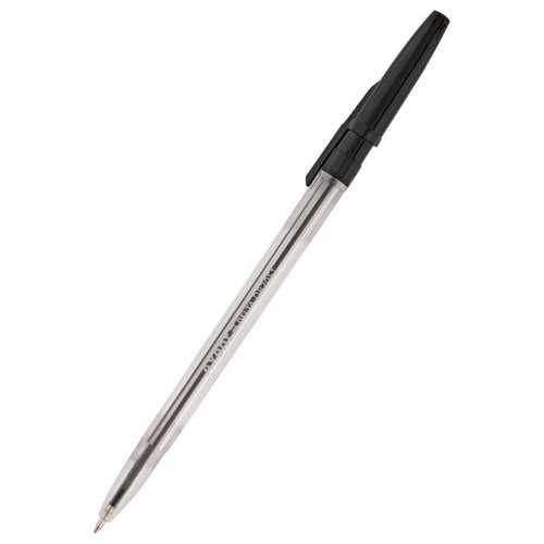 Купить Ручка шариковая (0,7) красная, корпус прозрачный DB2055-06 по низким ценам