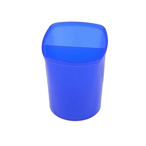 Купить Подставка-стакан для ручек, пластик, синяя  
