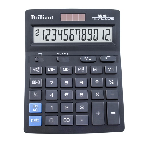 Купить Калькулятор 12 разр. бухгалтерский BS0111 (140x176x45)  по низким ценам