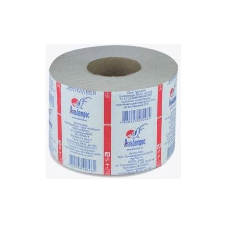 Купить Туалетная бумага макулатурная на гильзе серая (90мм *190мм/120м) 