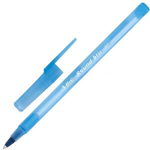 Купить Ручка шариковая (0,5) синяя BIC Round Stic bc921403 по низким ценам