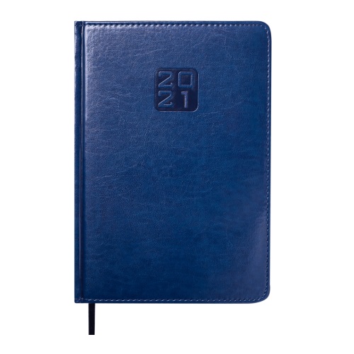 Купить Ежедневник, А5, 2021 = синий 
